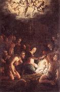 VASARI, Giorgio The Nativity  wt oil painting reproduction